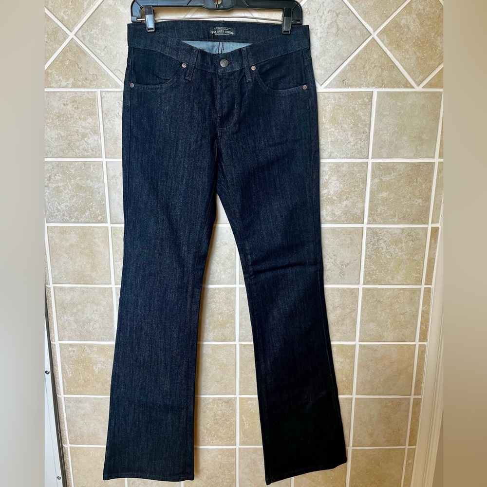 NEW James Jeans Dry Aged Denim Fitted BY SEUN, Skinny Bootcut, 28